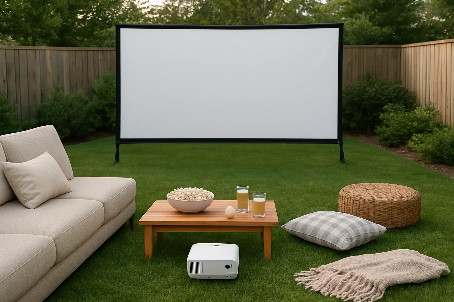 How to Childproof Your Backyard Outdoor Movie Night