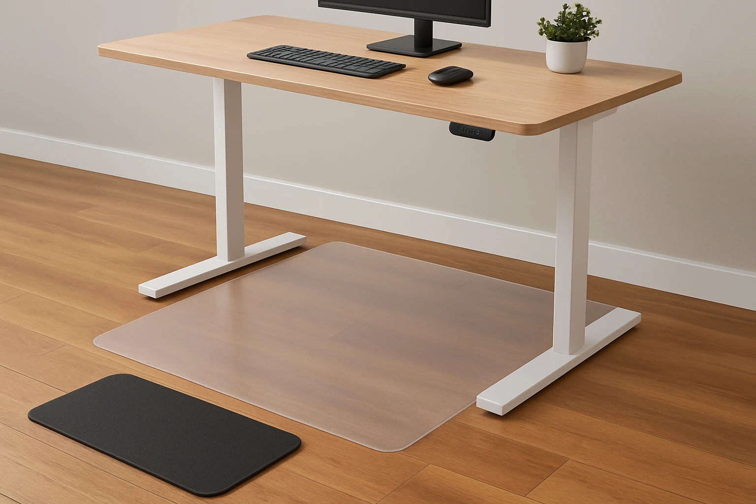 10 Best Floor Protectors for Electric Standing Desks on Hardwood Floors
