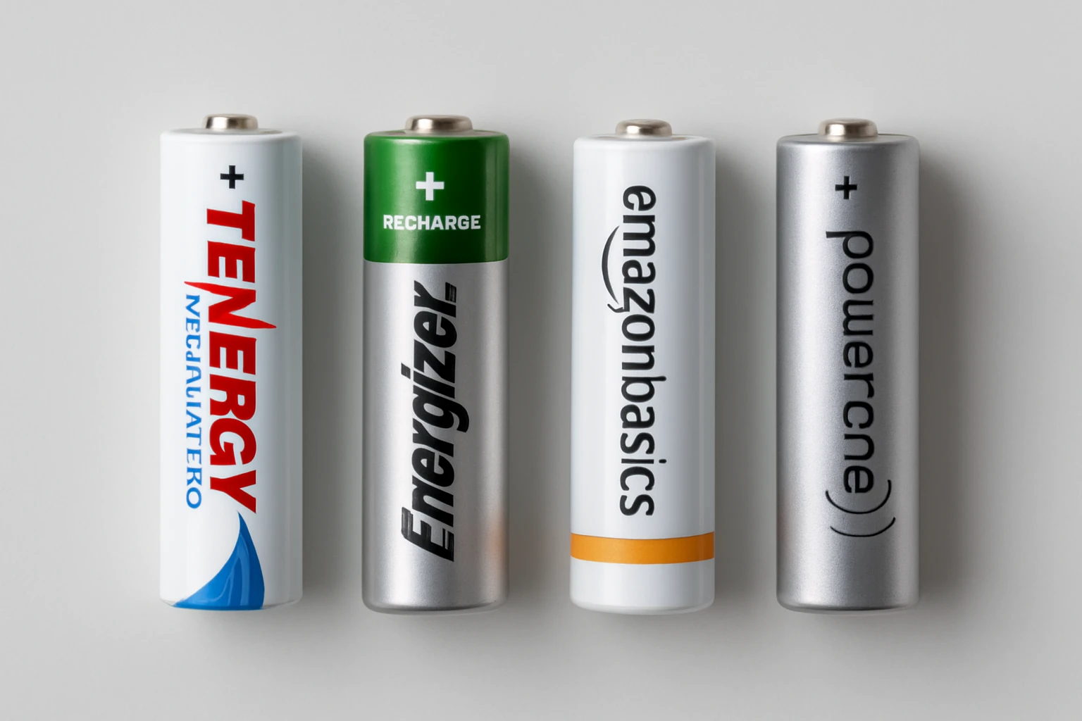 Tenergy vs Energizer vs Amazon Basics vs Power One AA Batteries Comparison