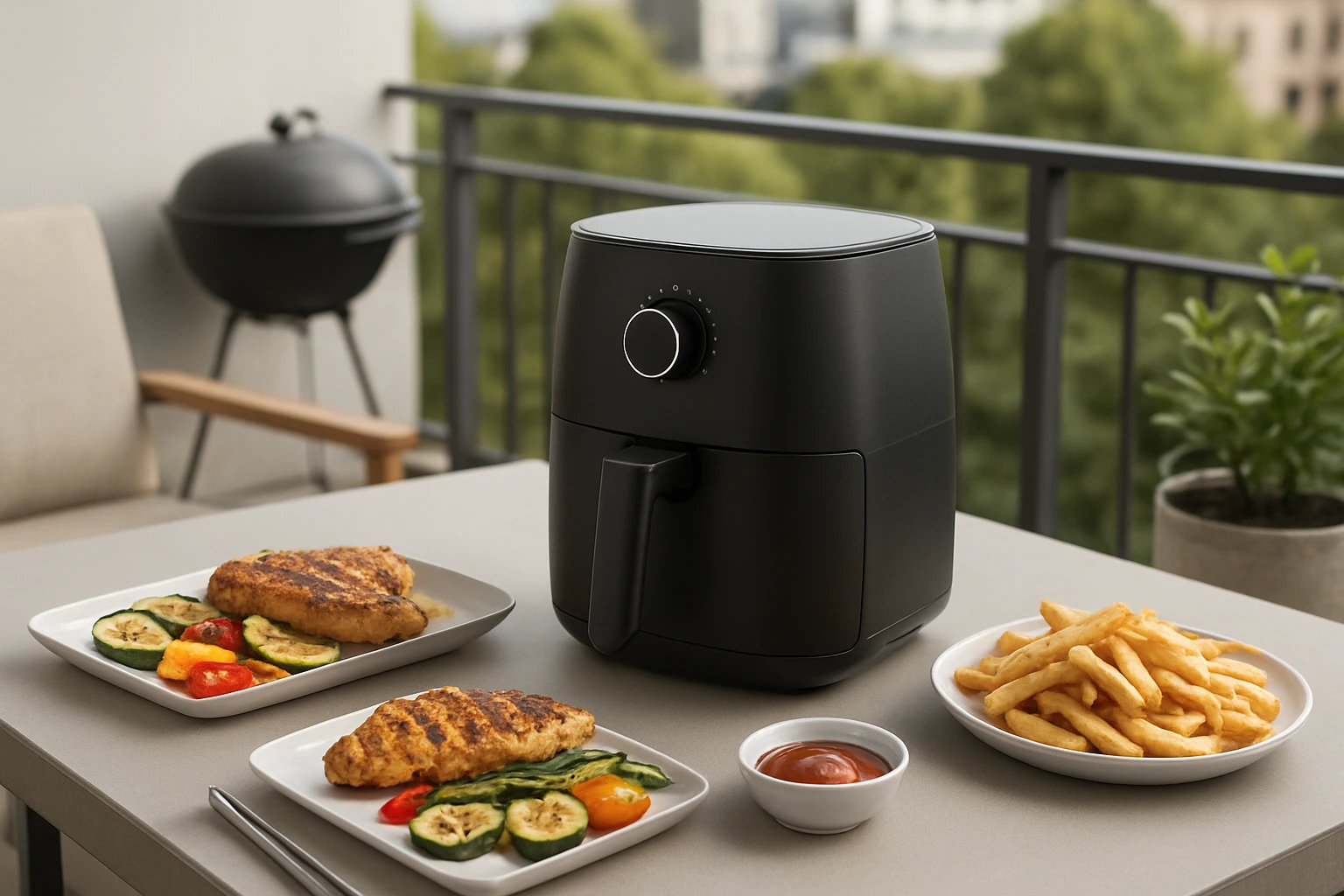 12 Summer Balcony Grilling Alternatives Using Compact Air Fryers
