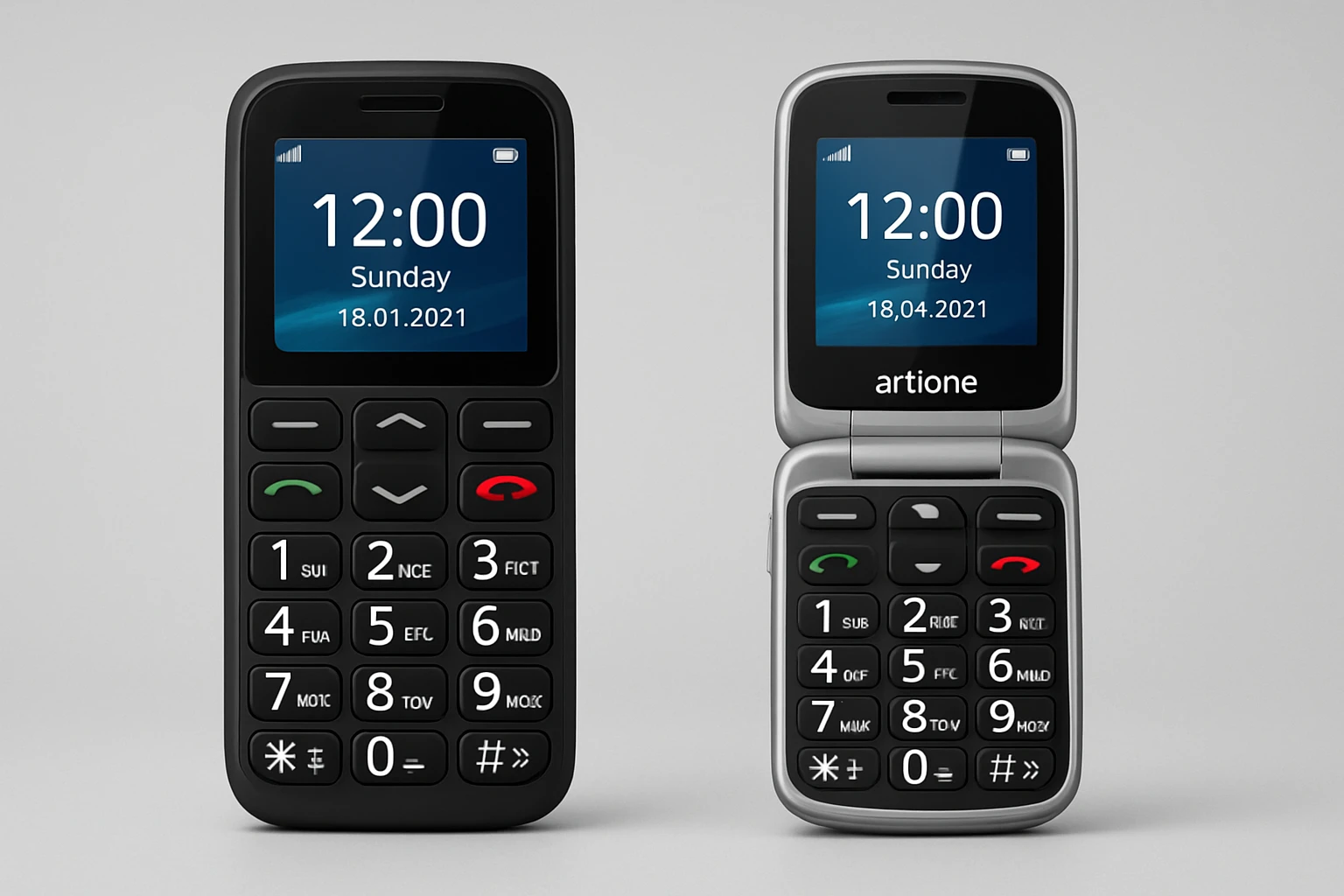 KostSell Q600 vs artfone G6: Senior Phone Showdown