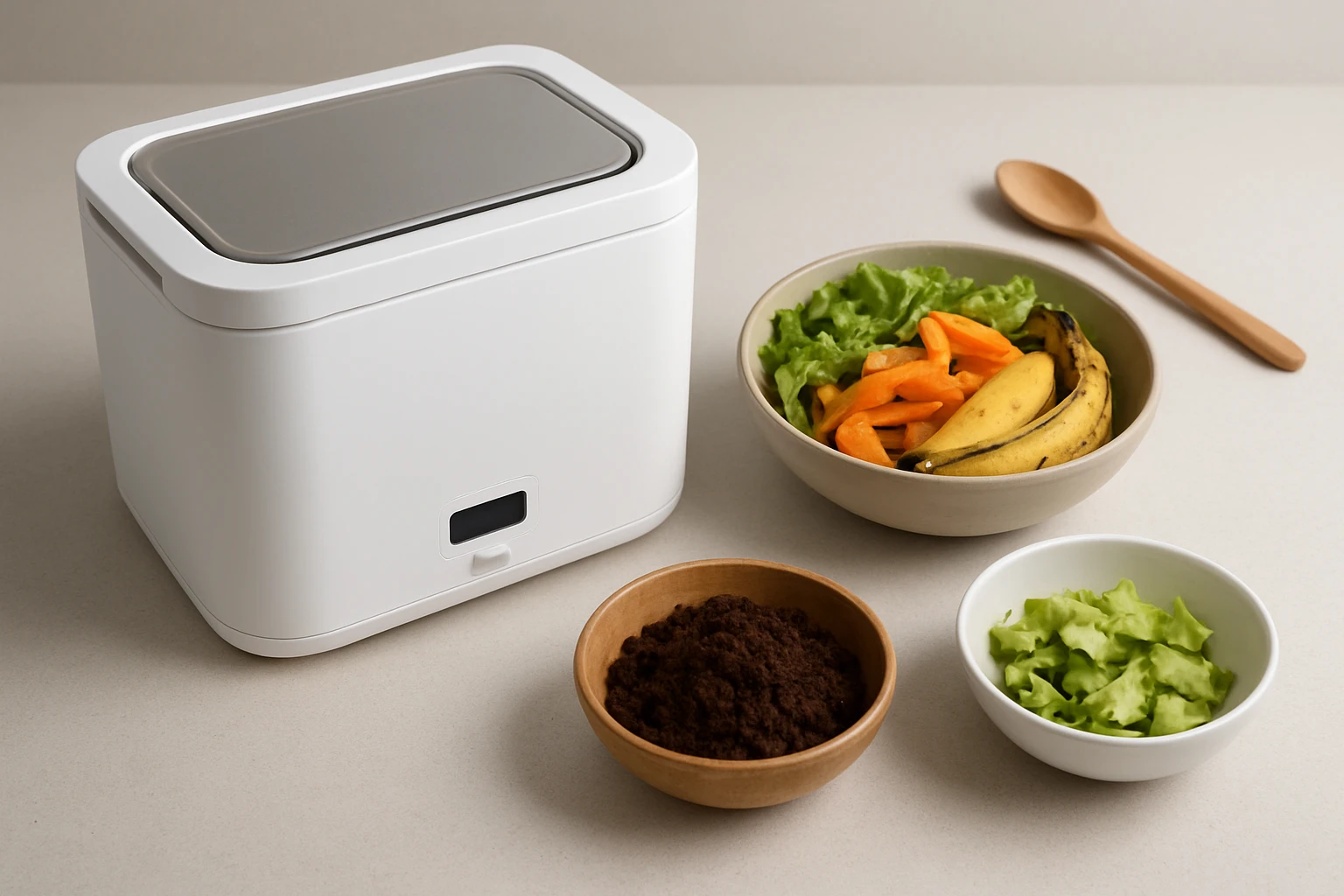 Small-Batch Composting with an Electric Countertop Composter