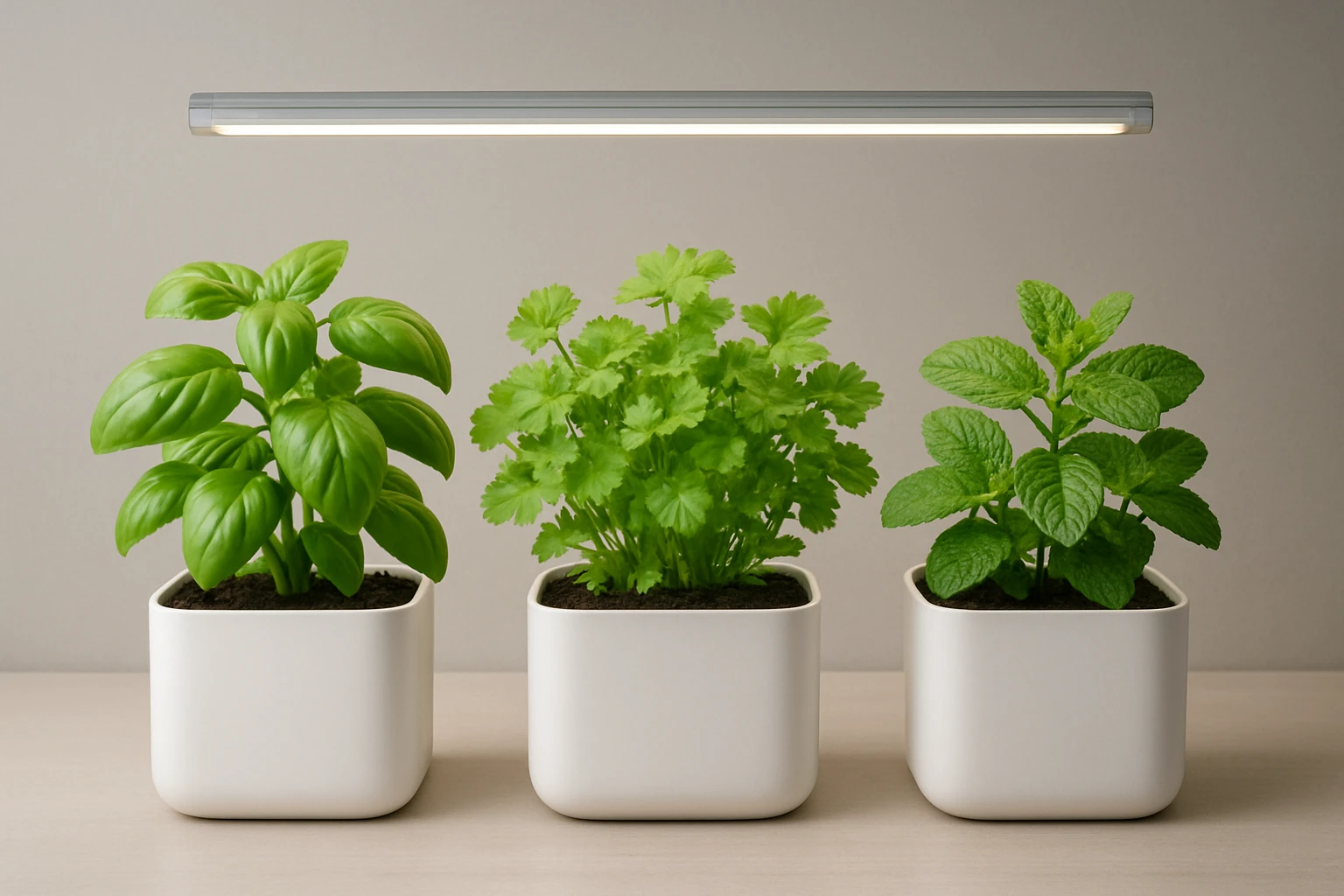 Build LED Spectral Recipes for Basil, Cilantro & Mint