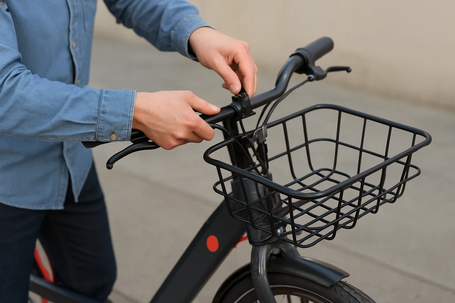 How to Fit a Front Basket to a Rented Bike Without Damage