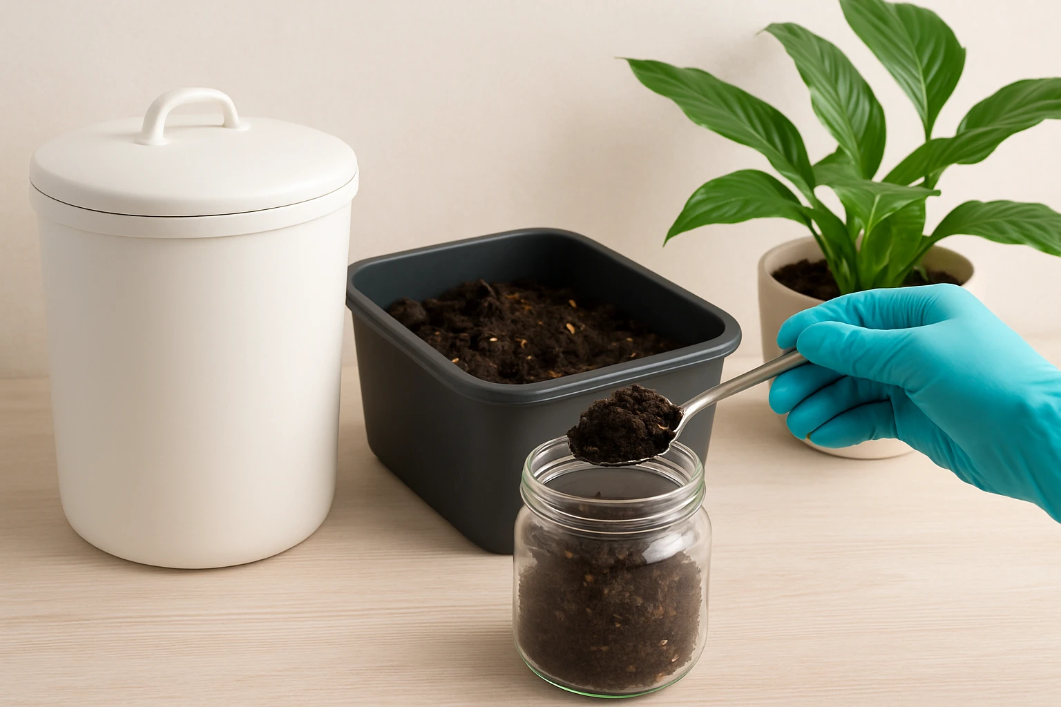 How to Sanitize Compost from Indoor Composter