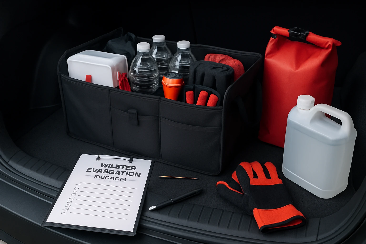 The Ultimate Wildfire Evacuation Trunk Organizer Checklist