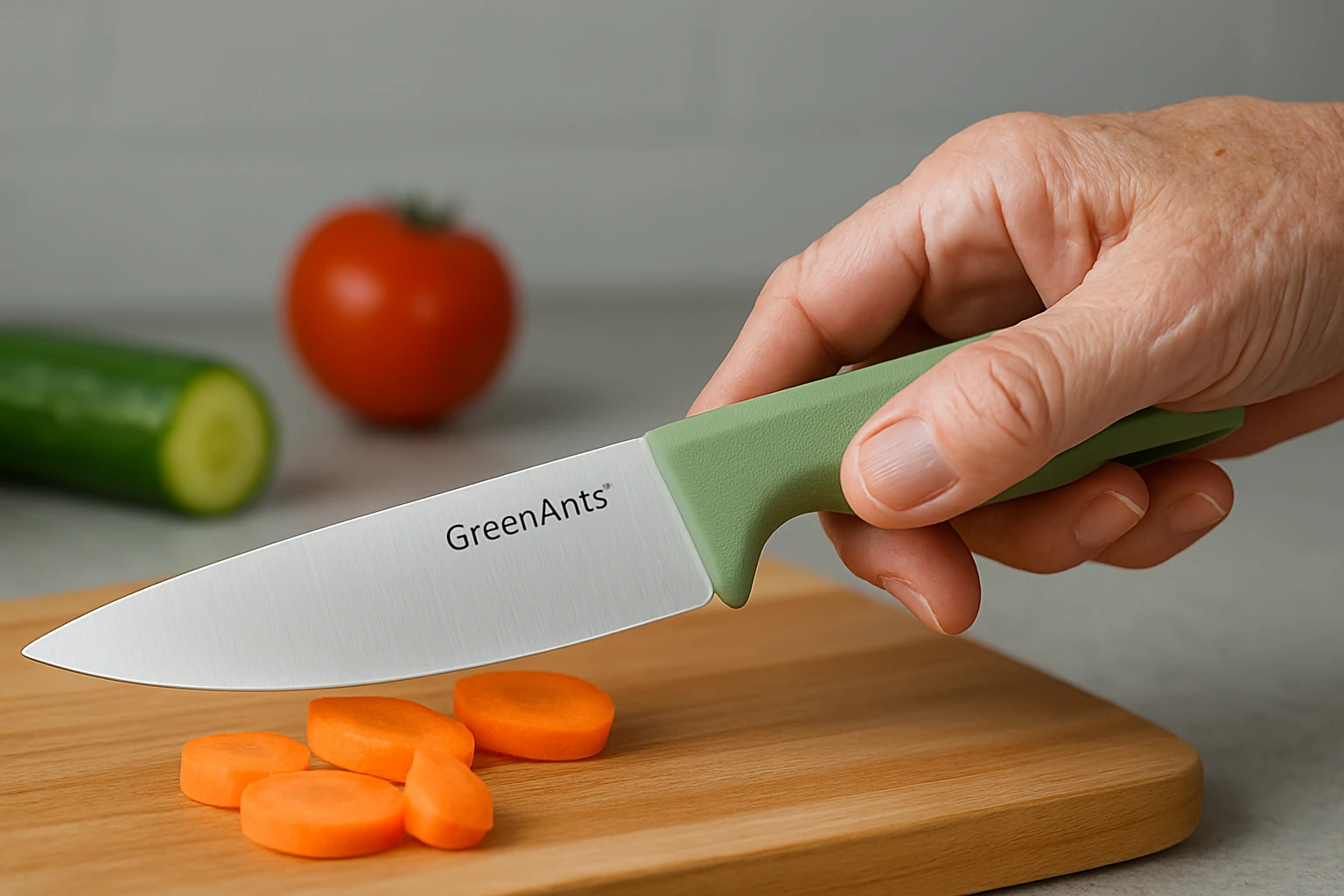 GreenAnts Ergonomic Kitchen Knife Review: Accessibility Meets Affordability