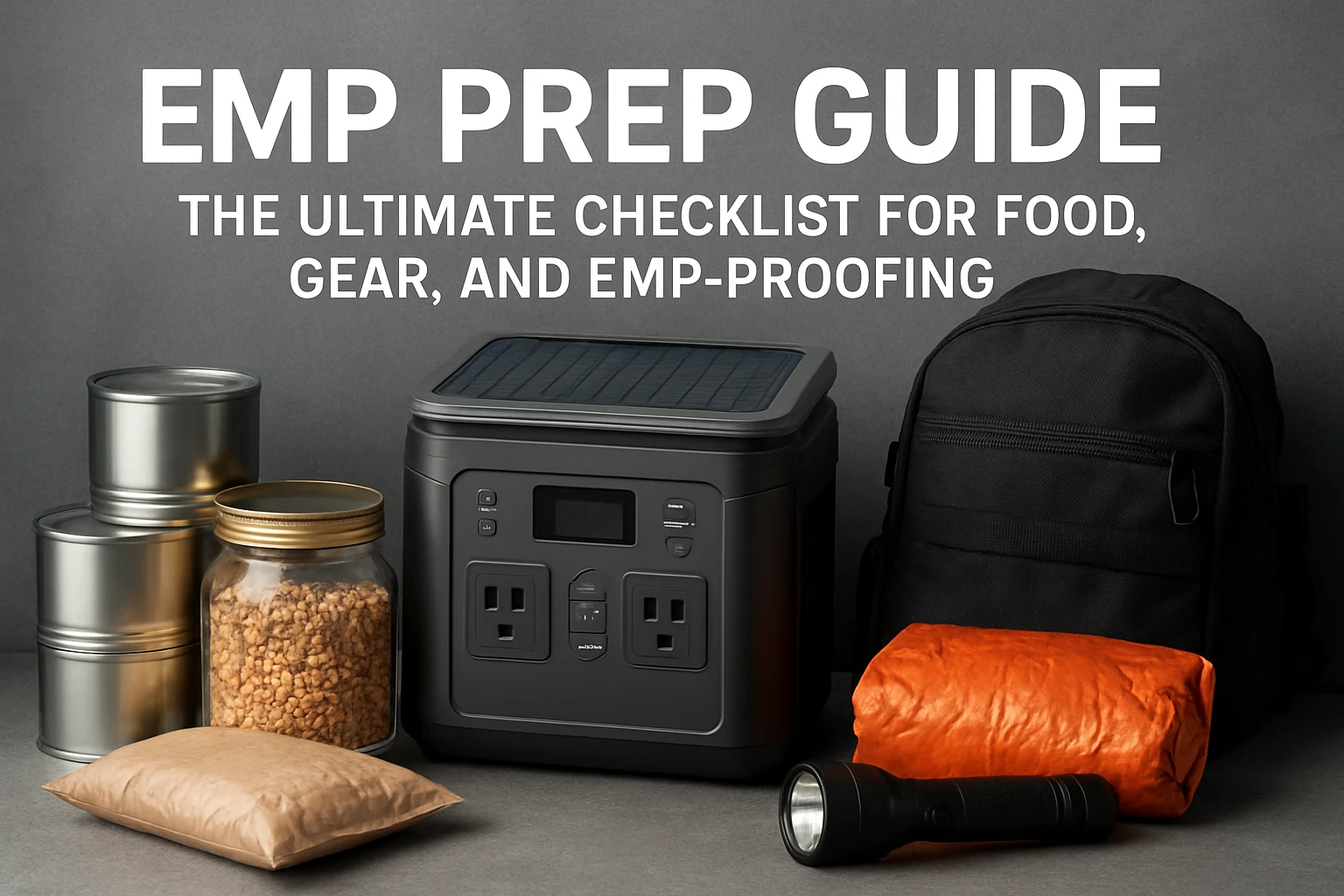 EMP Prep Guide: The Ultimate Checklist for Food, Gear, and EMP‑Proofing
