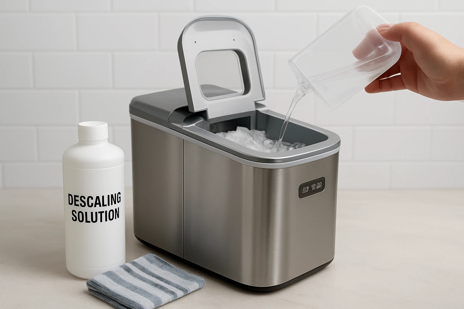 How to Prevent Scaling in Countertop Ice Makers from Hard Water