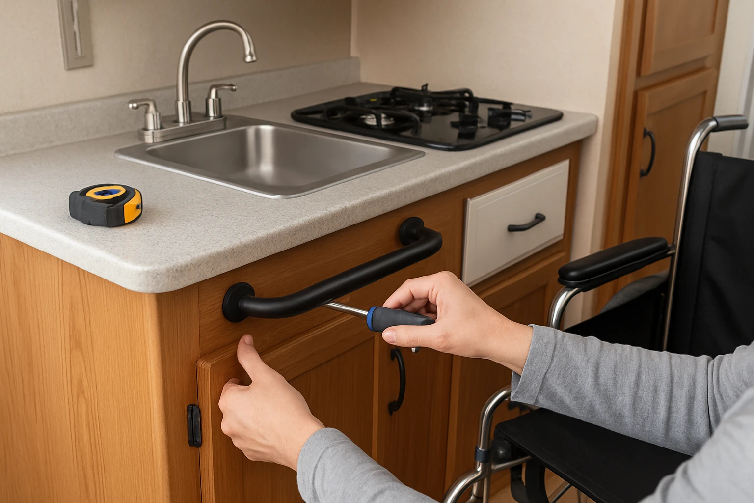 How to Modify an RV Kitchen for Accessibility