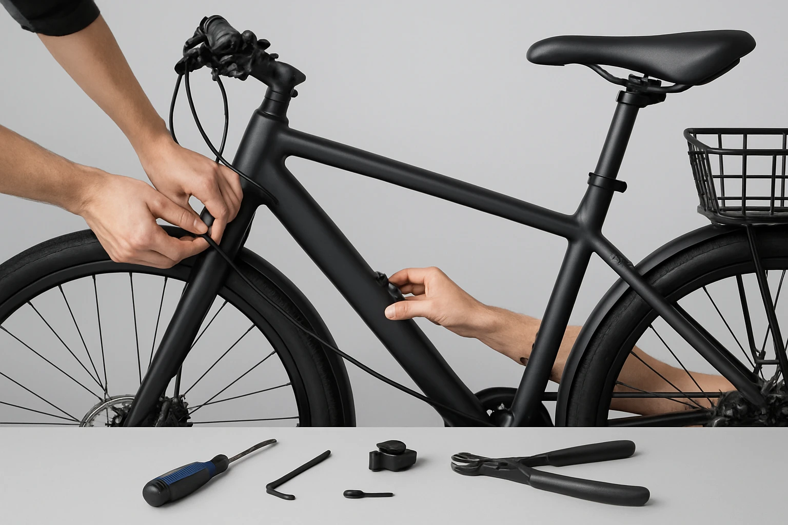 How to Route Cables and Install Sensors, Racks, and Baskets on Your E‑Bike