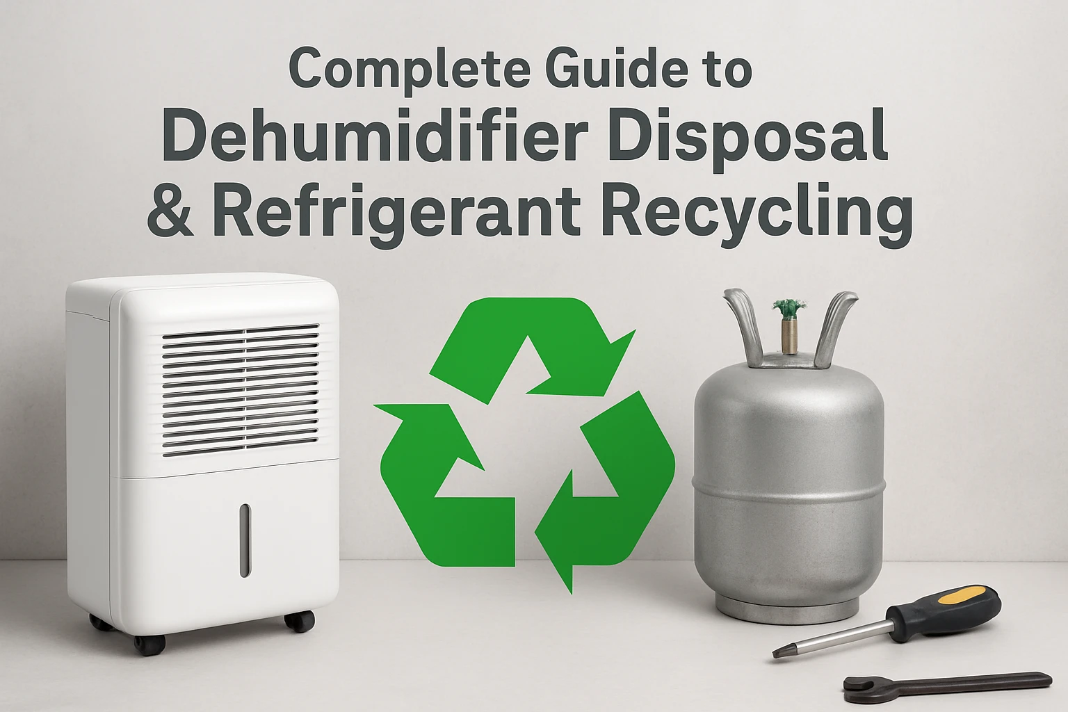 Complete Guide to Dehumidifier Disposal & Refrigerant Recycling