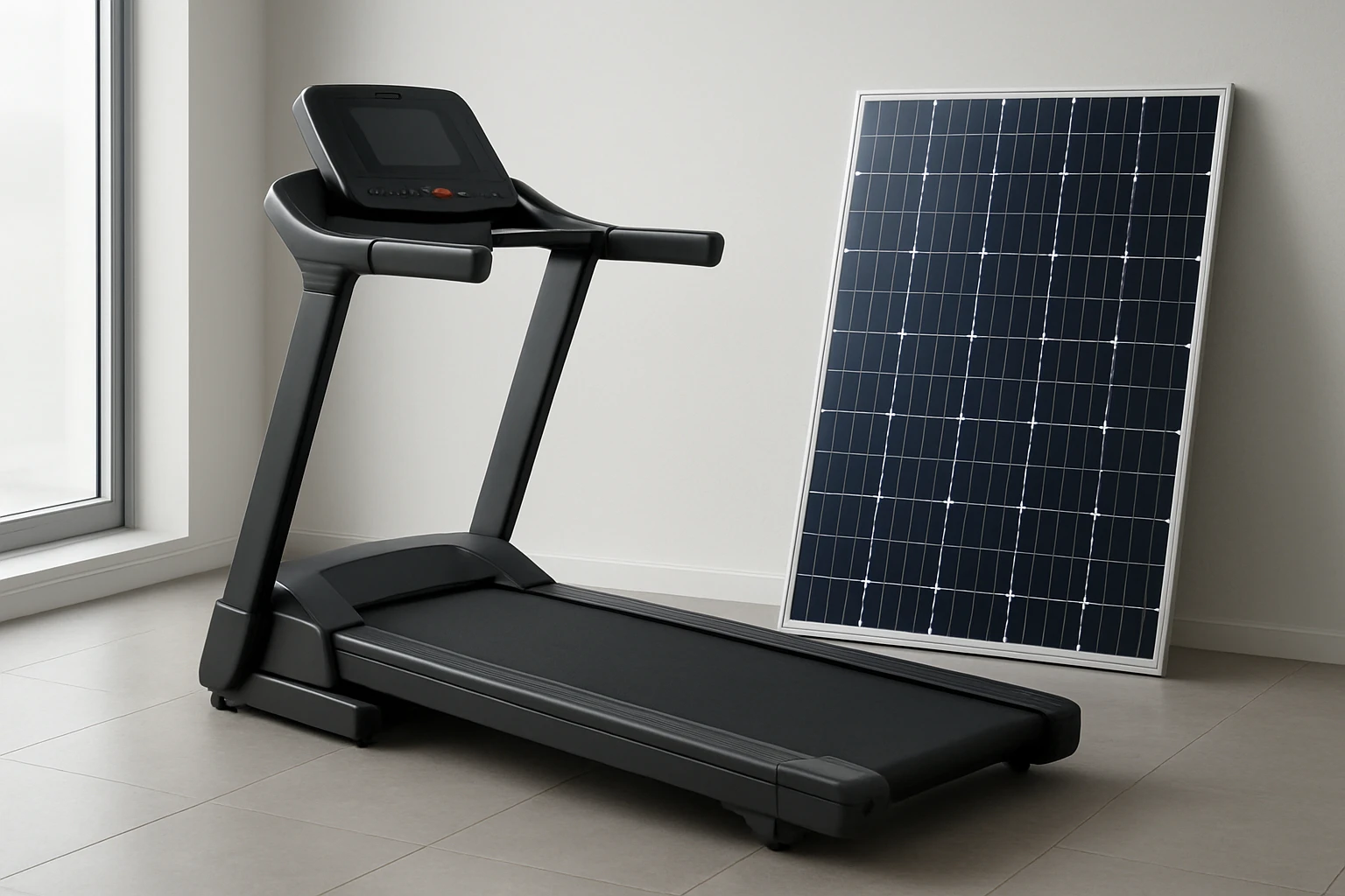 How to Run a Folding Treadmill on Solar Power
