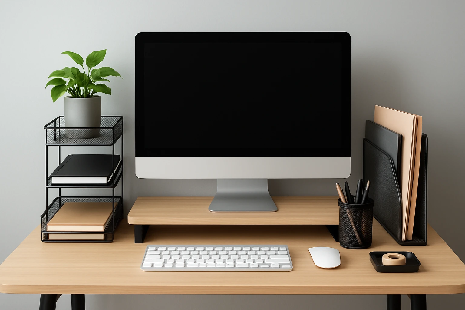 10 Genius Seasonal Storage Hacks for Small Standing Desks