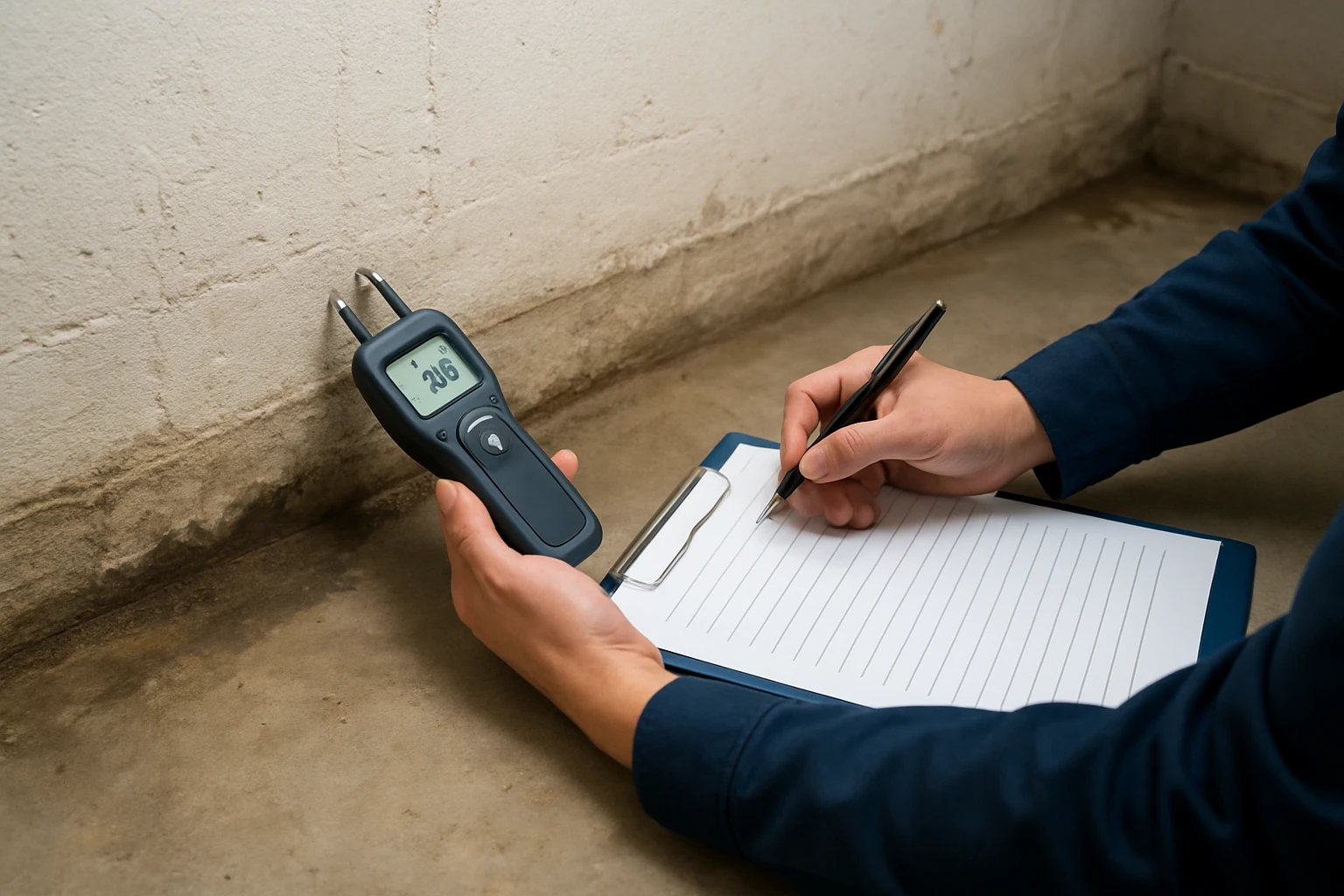 Forensic Basement Moisture Monitoring for Insurance Claims