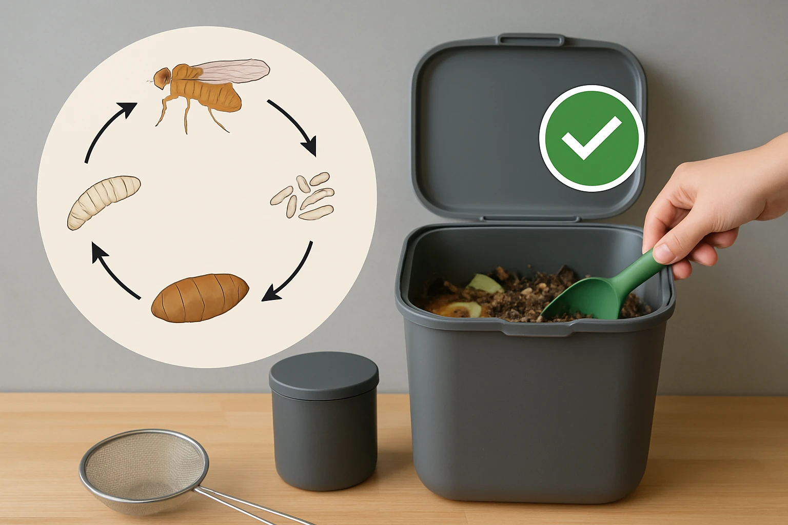 How to Prevent Fruit Flies in Indoor Composters – Step‑by‑Step Guide