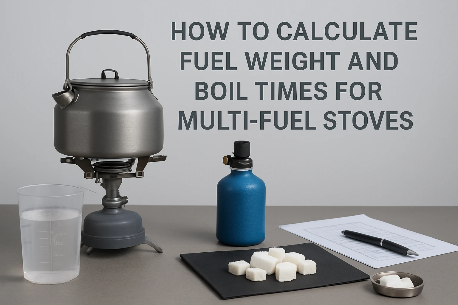 How to Calculate Fuel Weight and Boil Times for Multi‑Fuel Stoves