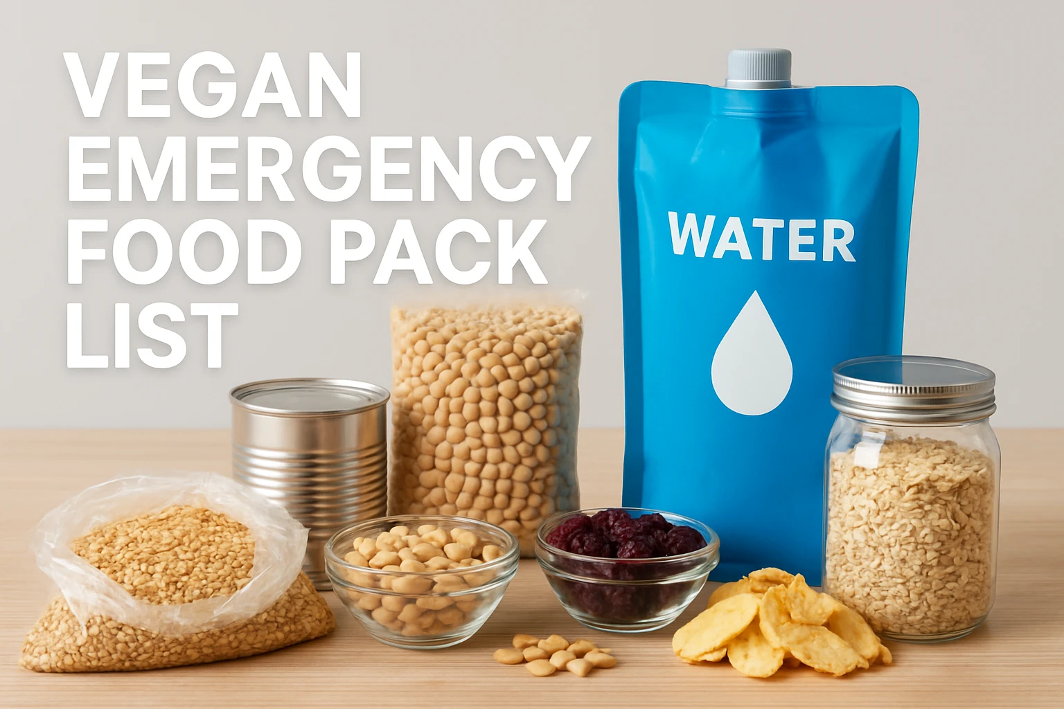 Vegan Emergency Food Pack List: 20 No‑Cook, Long‑Shelf‑Life Essentials