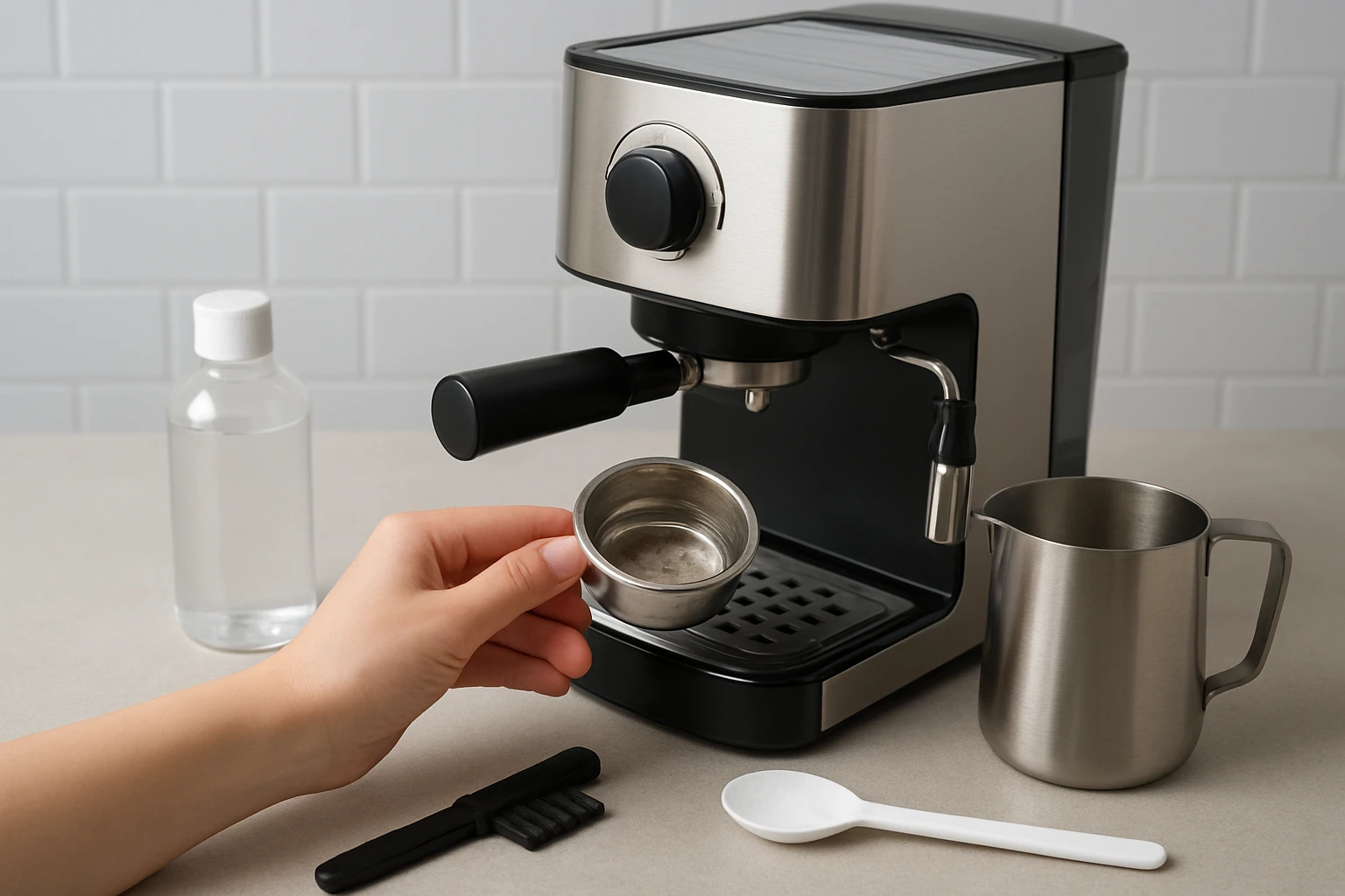 How to Remove Bad Smells from a Compact Espresso Machine