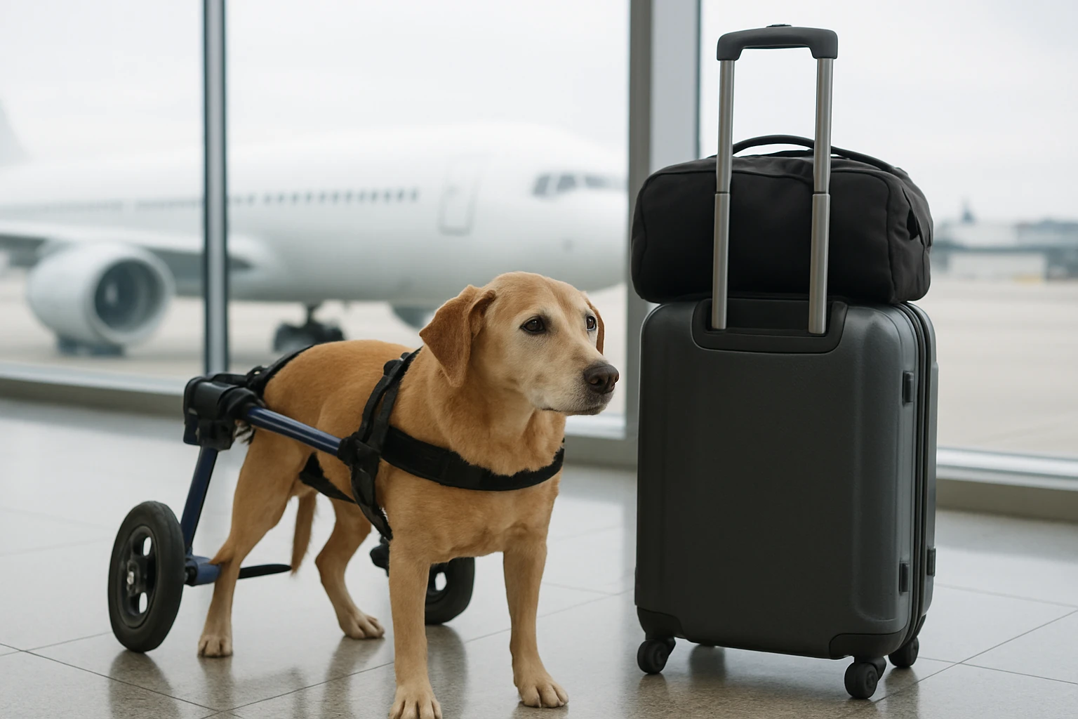 Ultimate Guide to International Travel with Senior Dog Mobility Aids