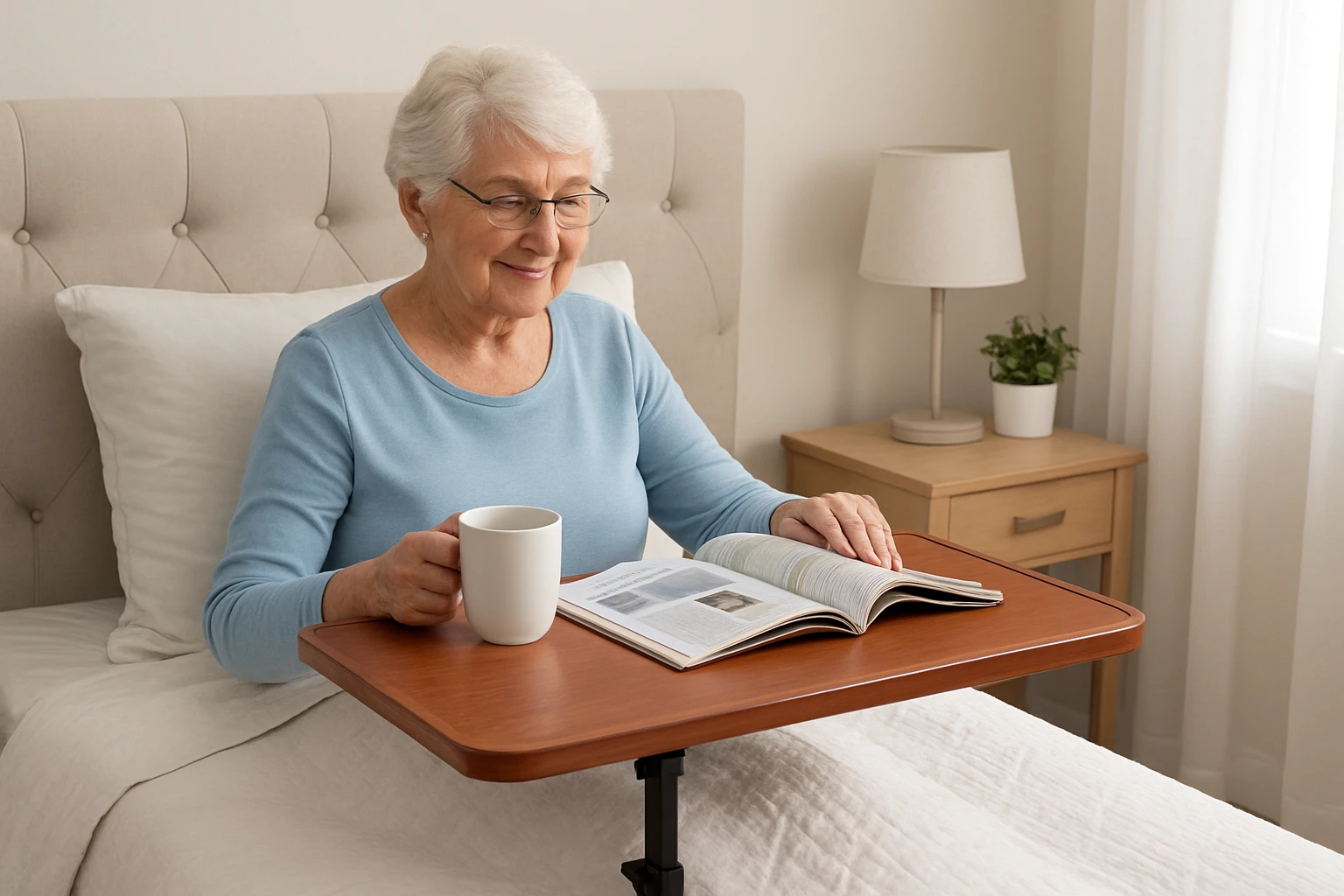 10 Best Overbed Tables for Bedridden Seniors in 2026