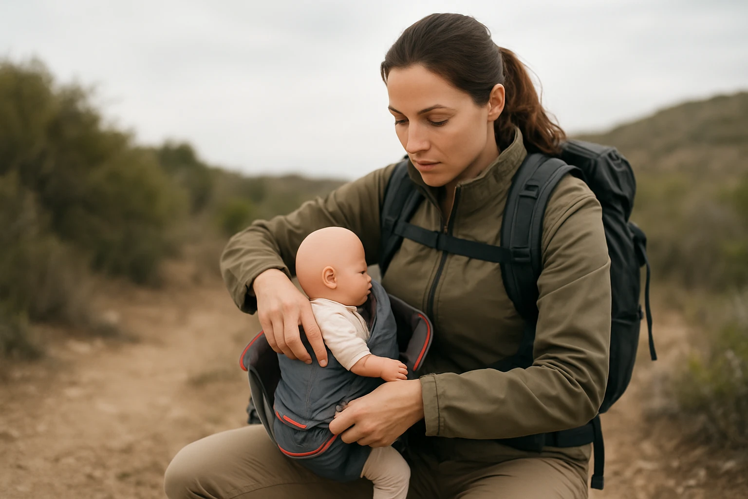 Emergency Baby Extraction Drill for Solo Hikers