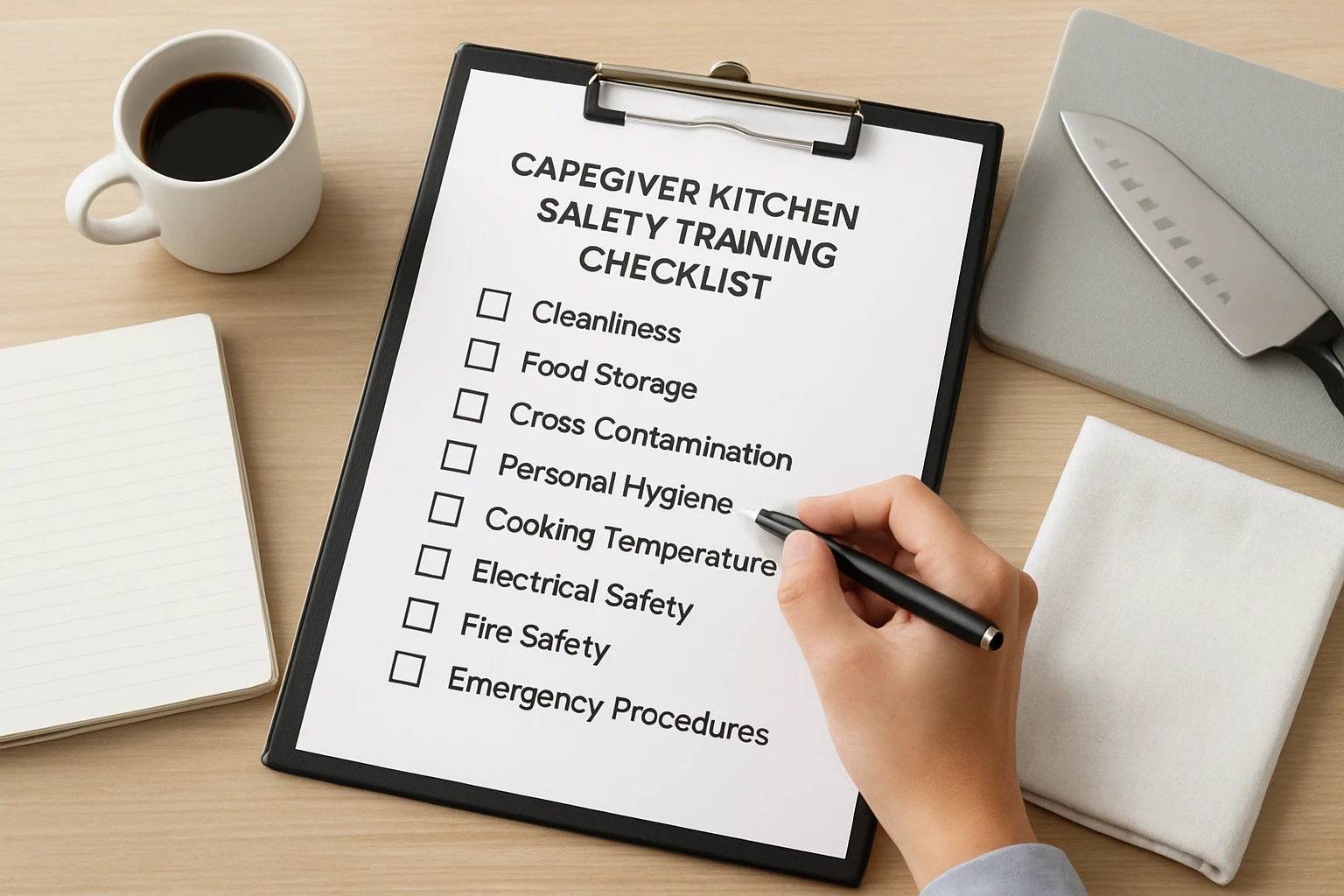 How to Create a Caregiver Kitchen Safety Training Checklist