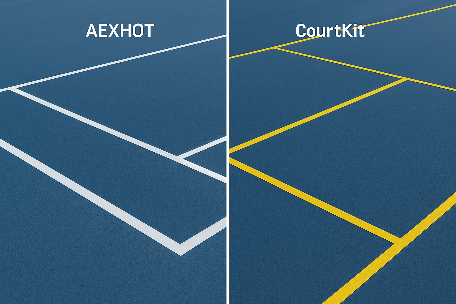 AEXHOT vs CourtKit Pickleball Court Marking Kits: Detailed Comparison