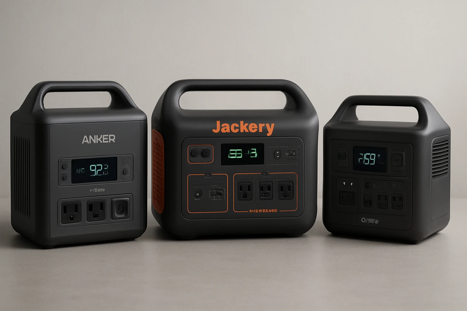Anker SOLIX C1000 vs Jackery Explorer 2000 vs OUPES Mega 1