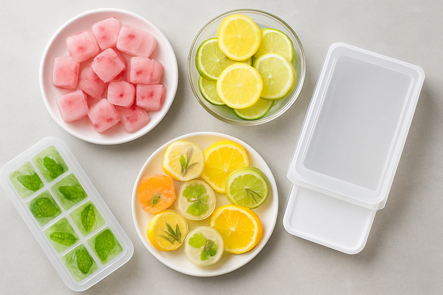 18 Easy Flavored Ice Garnish Recipes + Expert Storage Tips