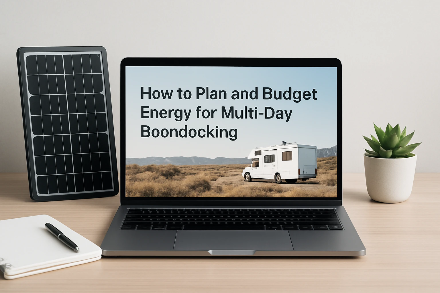 How to Plan and Budget Energy for Multi-Day Boondocking
