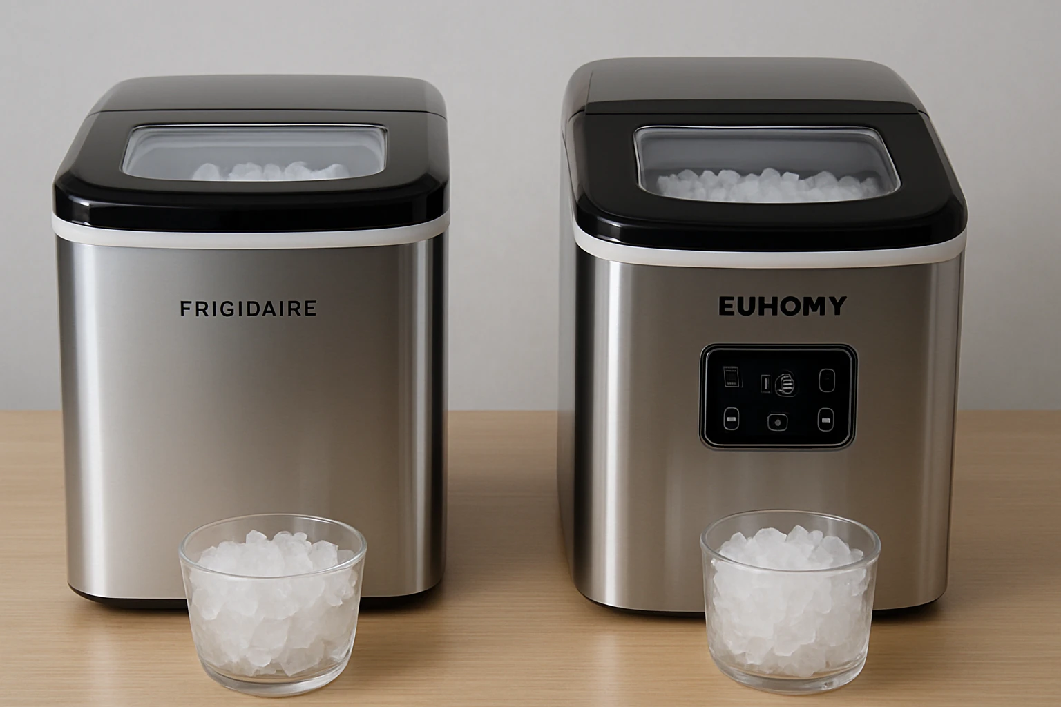 Frigidaire Portable Ice Maker vs EUHOMY Nugget Ice Maker – Detailed Comparison