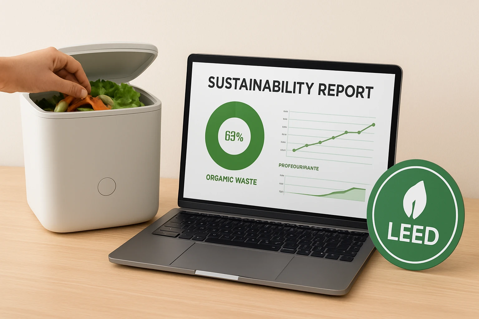 Integrate Countertop Composter Data into LEED Reporting