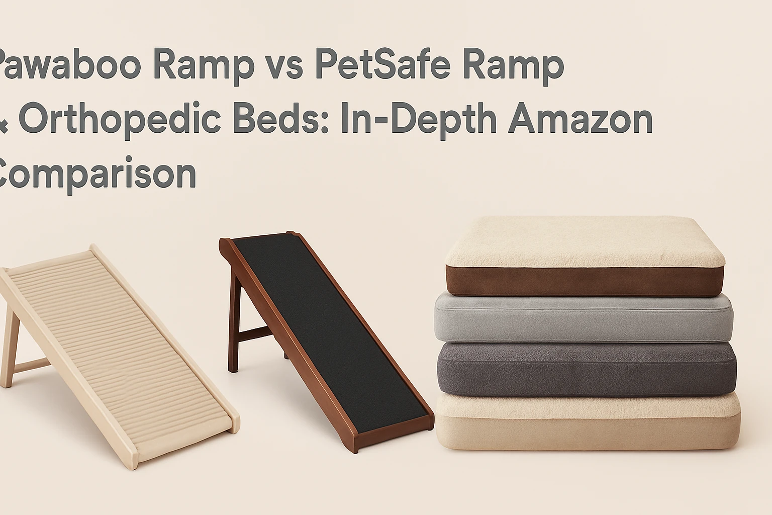 Pawaboo Ramp vs PetSafe Ramp & Orthopedic Beds: In‑Depth Amazon Comparison