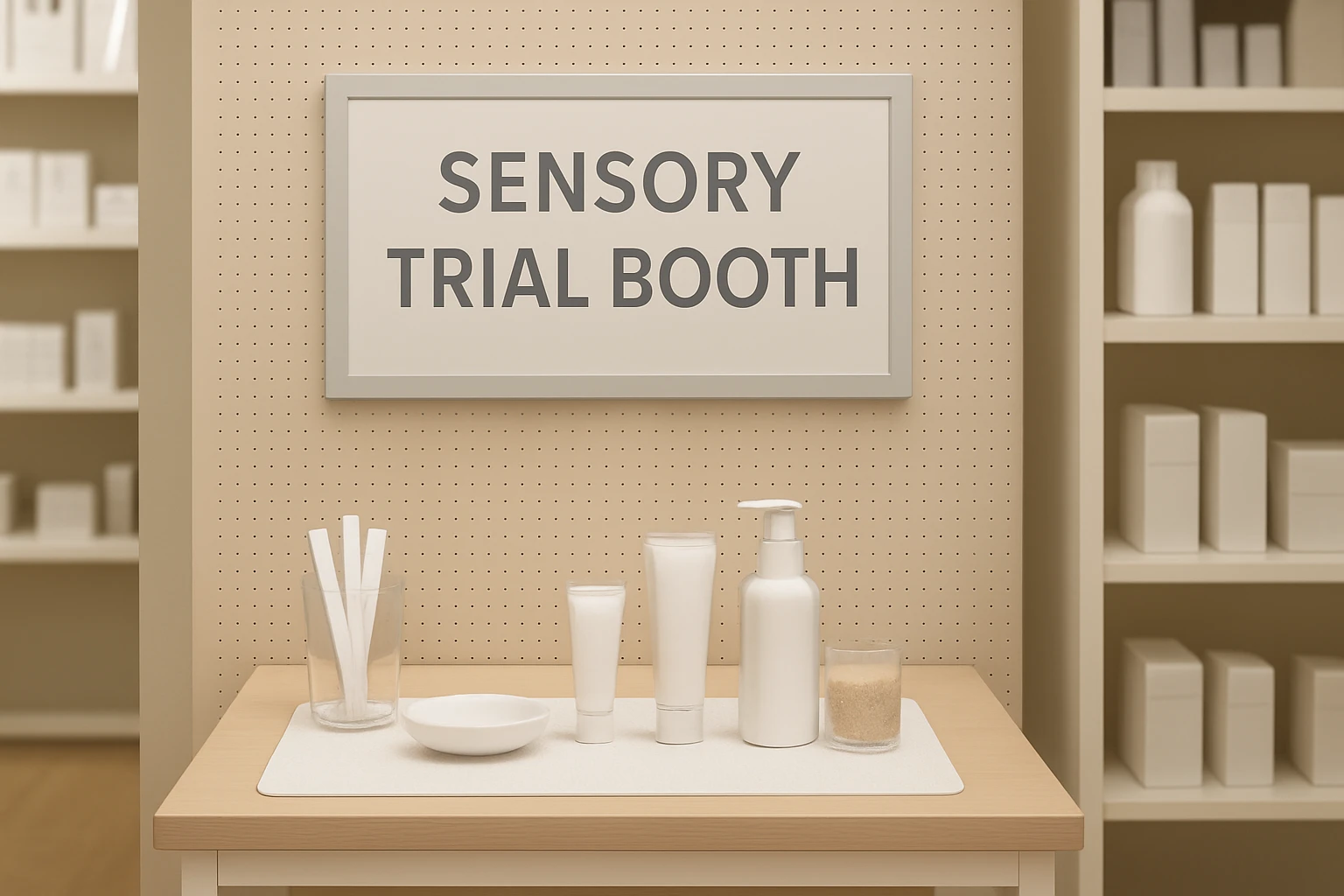 How to Set Up a Sensory Trial Booth in Retail Stores