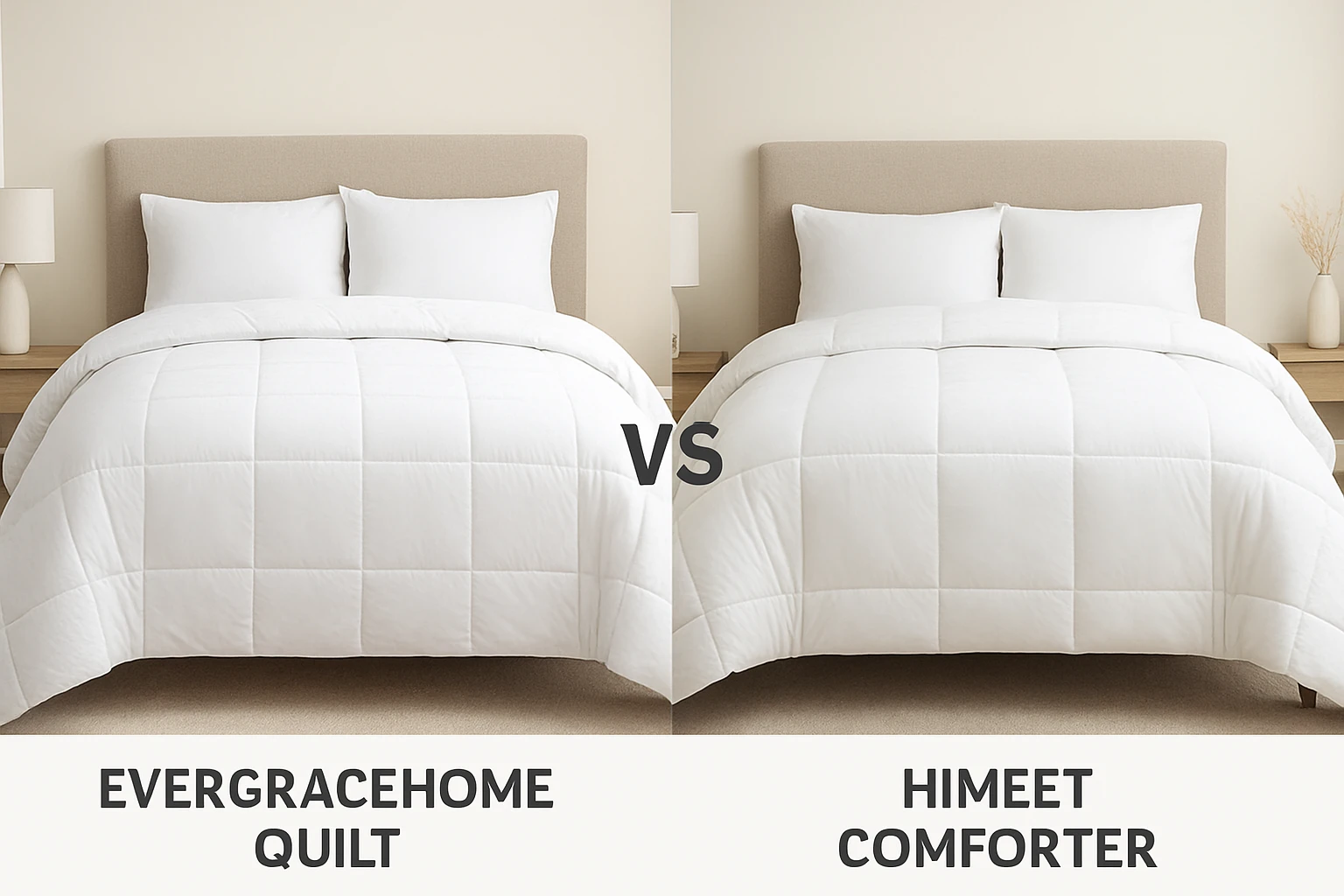 EVERGRACEHOME Quilt vs HIMEET Comforter: Detailed Comparison