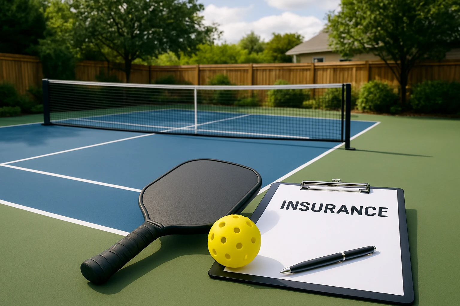 How to Insure Your Backyard Pickleball Court and Equipment