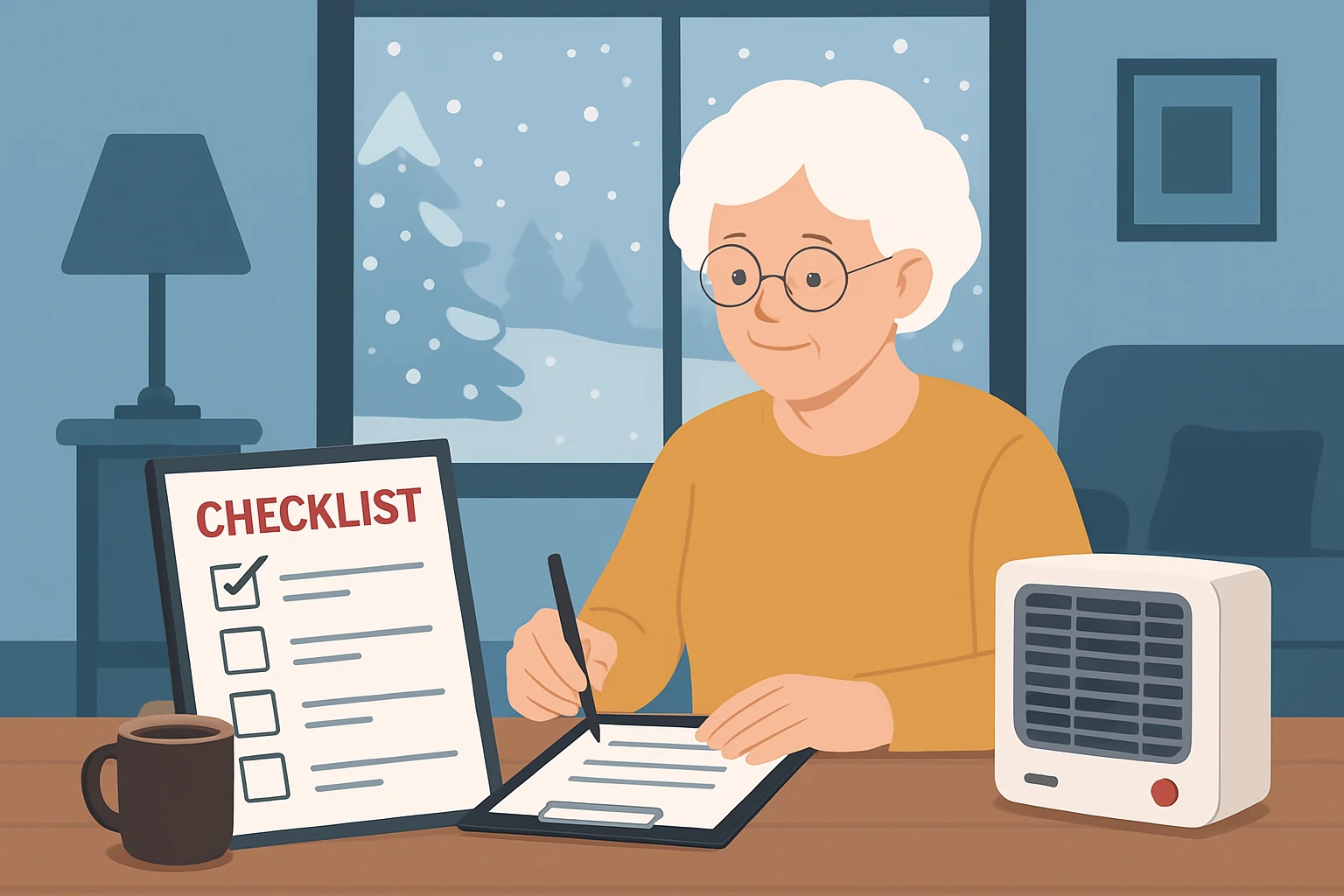 Essential Winter Home Safety Checklist for Seniors Living Alone