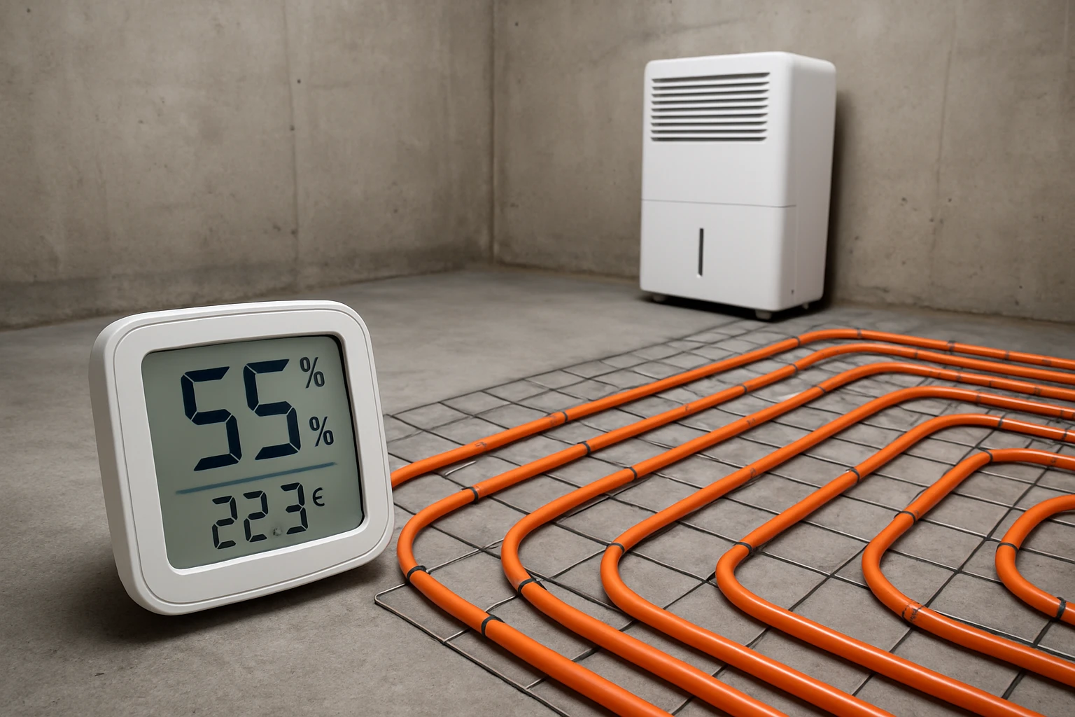 How to Dehumidify a Basement with Radiant Floor Heating