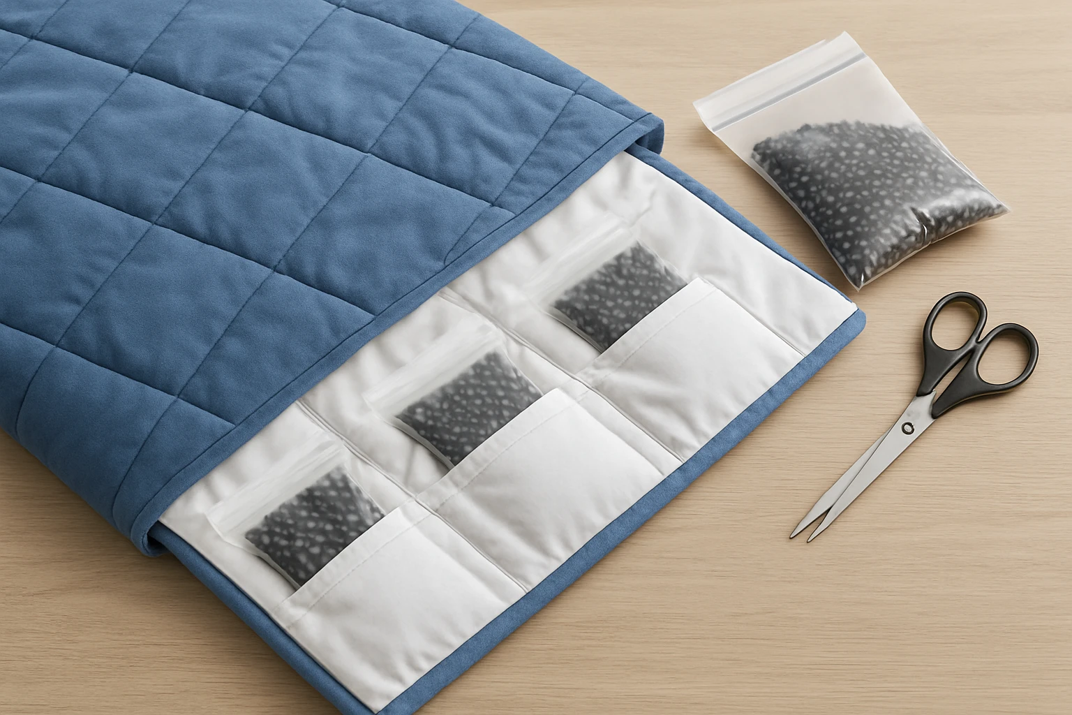 How to Make an Adjustable Weighted Blanket with the Advanced Refill‑Pouch Technique