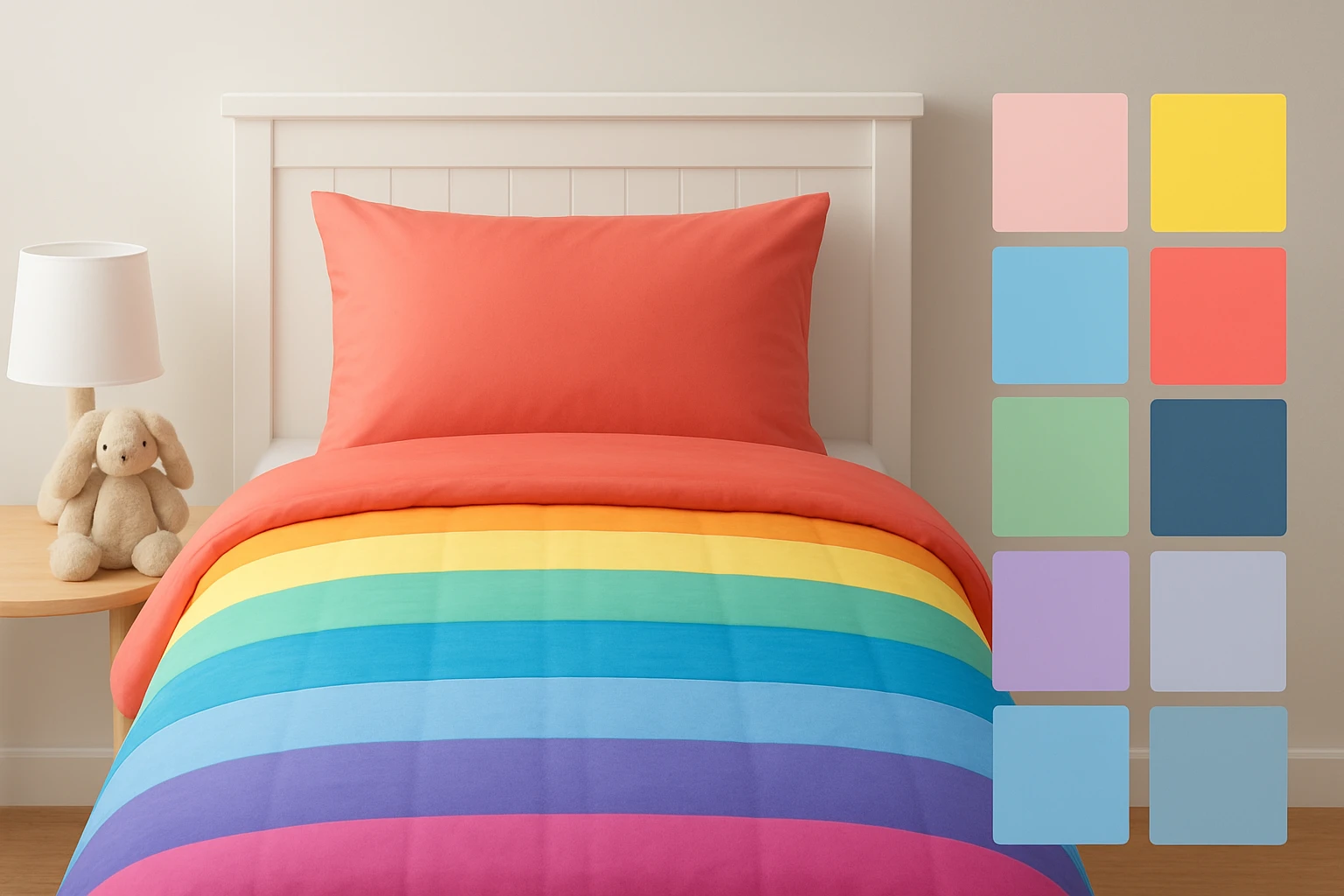 10 Safe Dye Colors for Kids' Bedding to Prevent Eczema