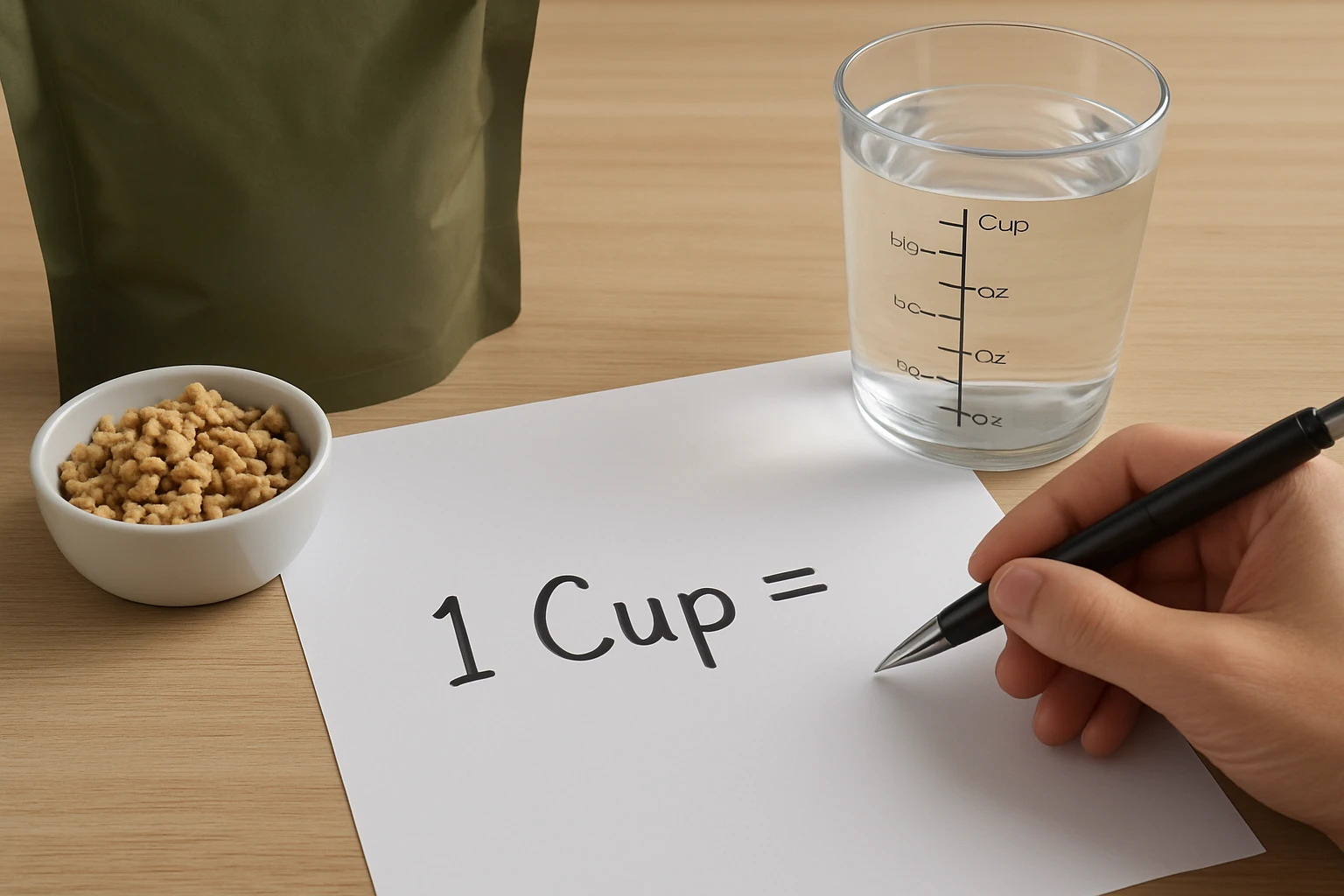 How to Calculate Exact Water Needed to Rehydrate Emergency Meals
