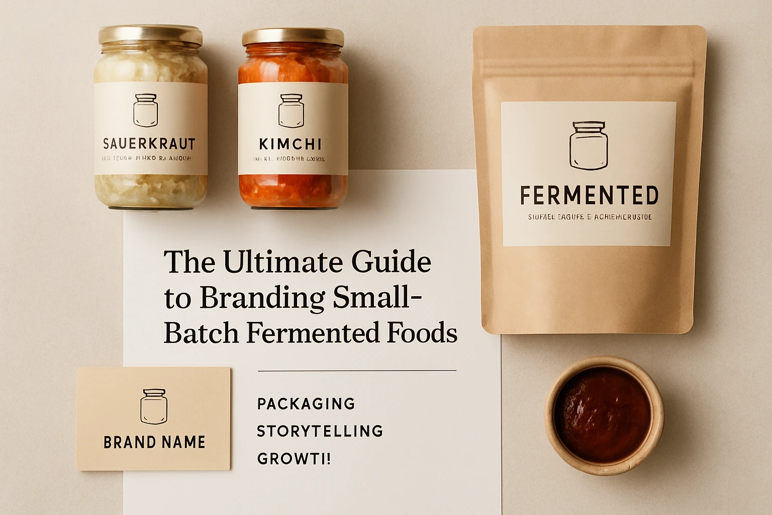 The Ultimate Guide to Branding Small-Batch Fermented Foods