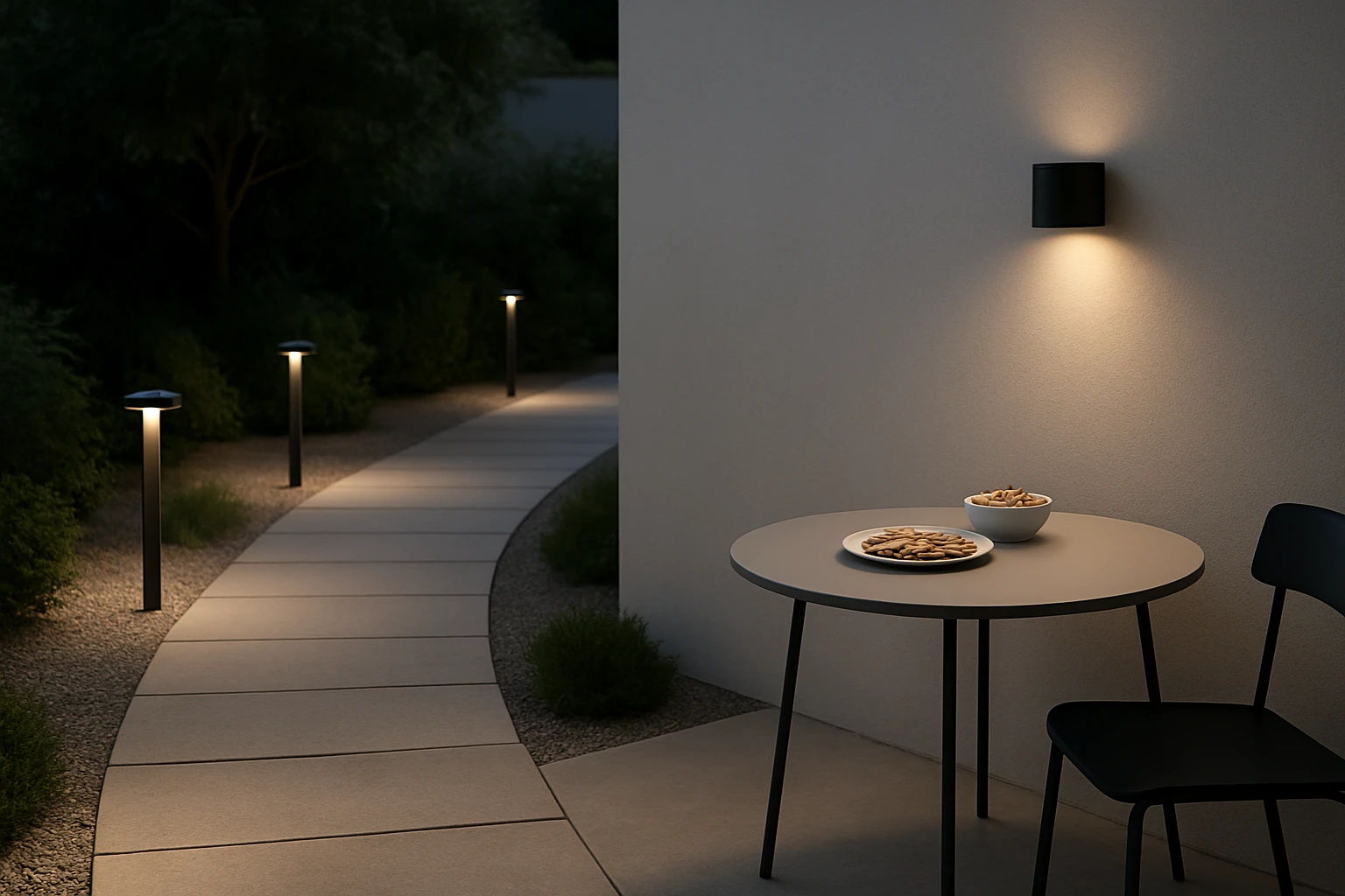 Pathway & Snack Lighting: Color Temperature Guide