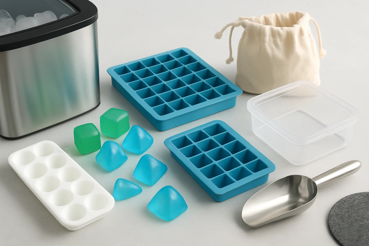 10 Countertop Ice Maker Accessories to Cut Plastic Waste