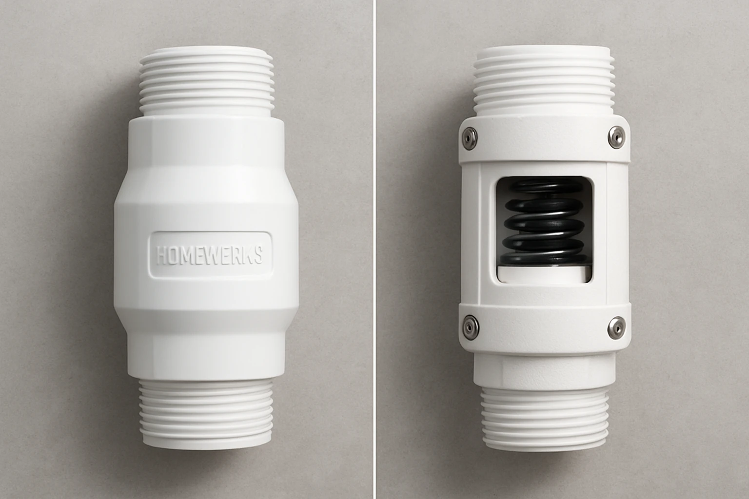 Homewerks vs FibroPool 1.5" Check Valves: Detailed Comparison