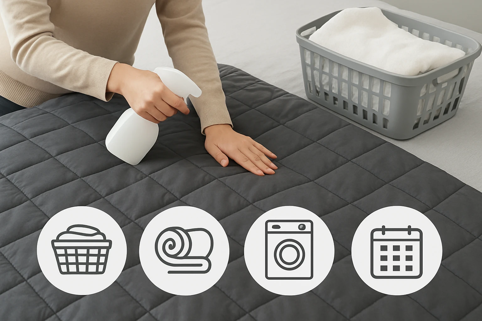Weighted Blanket Care: Daily, Weekly & Monthly Guide