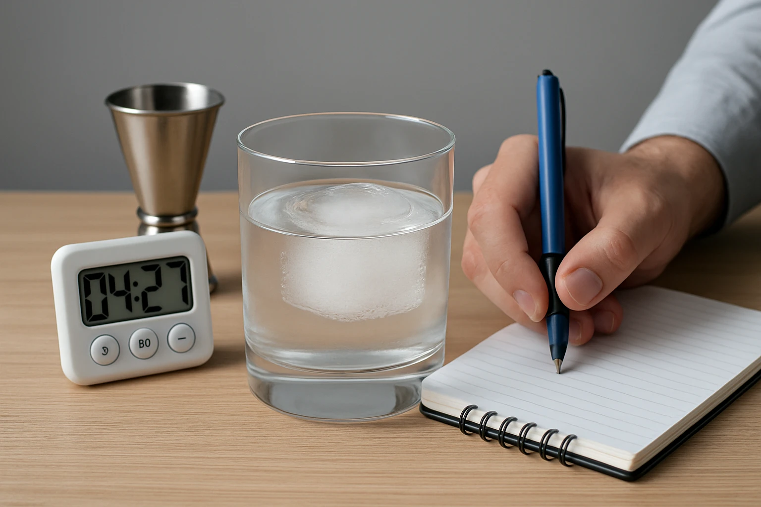 How to Test Ice Melt Rate for Cocktail Dilution