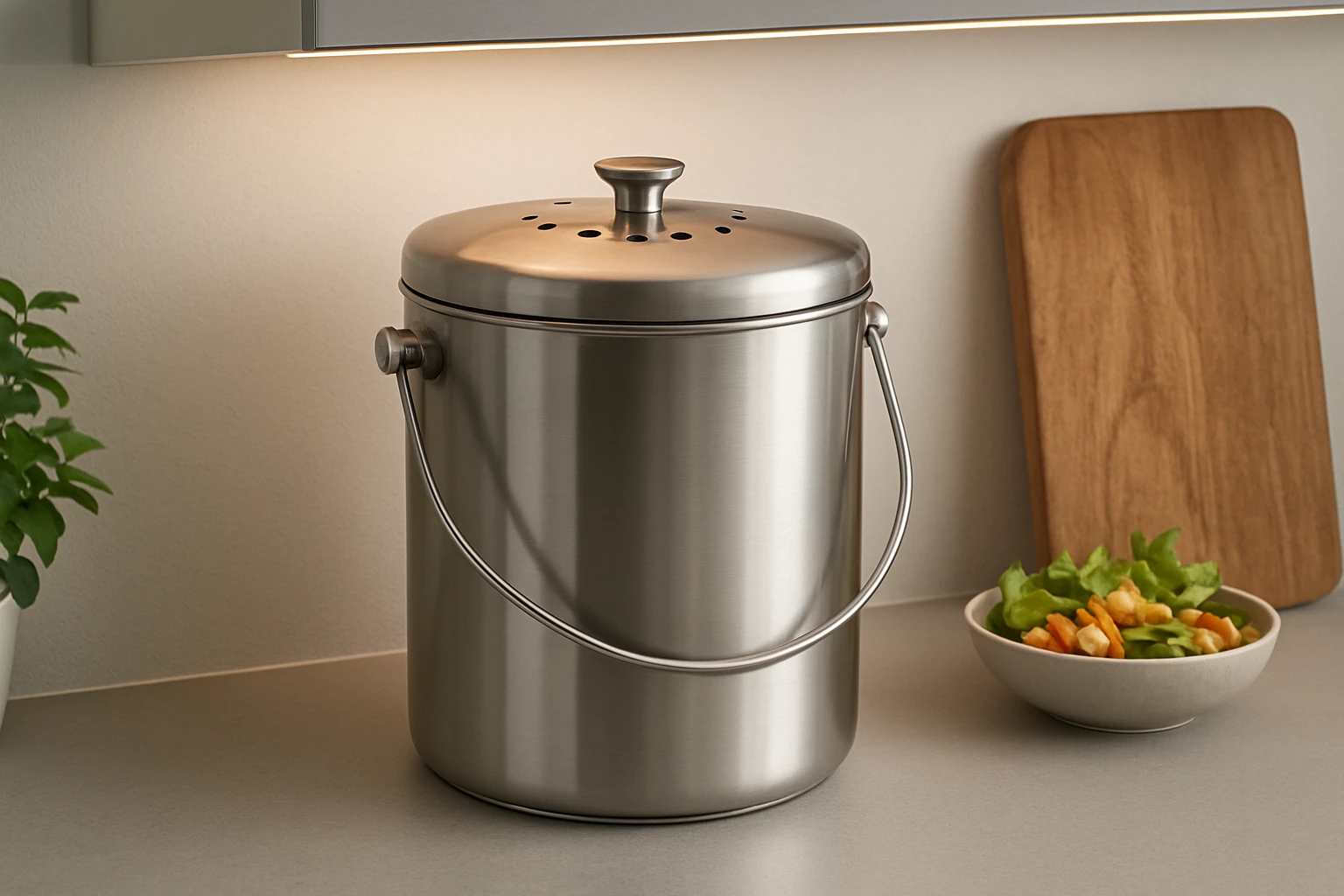 EKO Stainless Steel Compost Bin 7L Review and Comparison