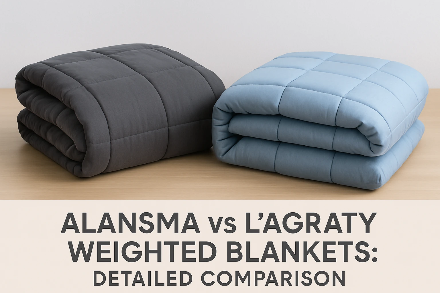 ALANSMA vs L'AGRATY Weighted Blankets: Detailed Comparison